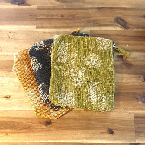 Ziplock hessian bag
