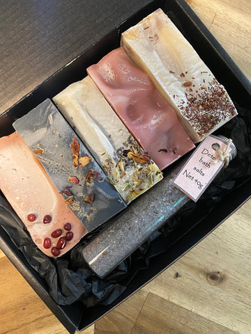 5 soaps + Bath salt Vial (detox)