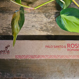 Romance - Palo Santo & Rose - Tall Incense Sticks