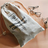 Stainless Steel Pegs 40 pack