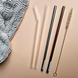 Stainless Steel & Glass Straws