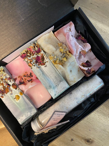 5 soaps + Bath salt Vial (Soothing)